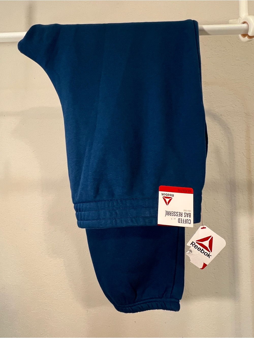 Reebok After Class Joggers Poseidon Teal Blue Fleece Sweatpants NWT Size XXL